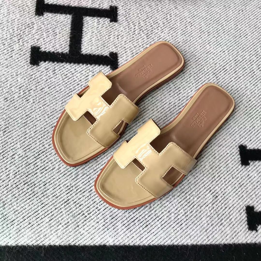 에르메스 올수공 오란 슬리퍼 샌들 페이던트 27